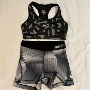 Nike Pro Set size XS previously loved but tons of life left. Smoke free home.